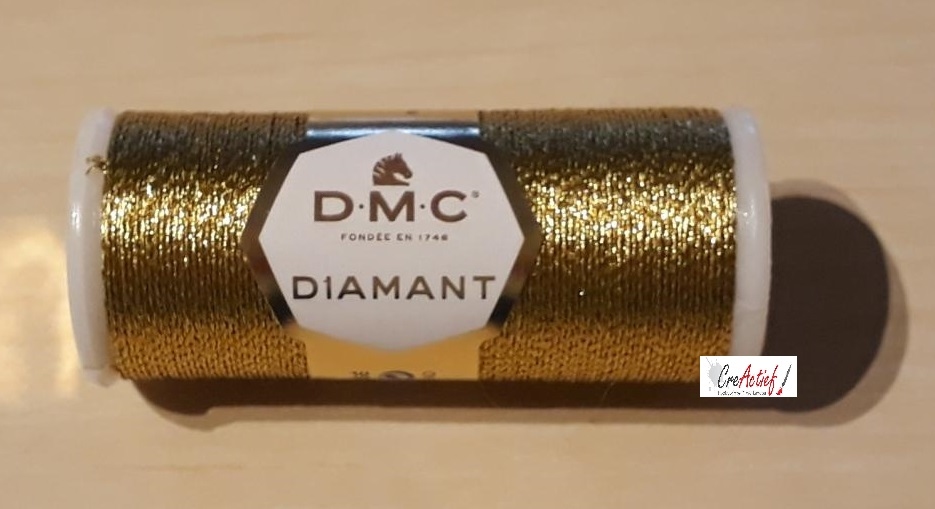 DMC Diamant metallic borduurgaren 380-D3852 Goud