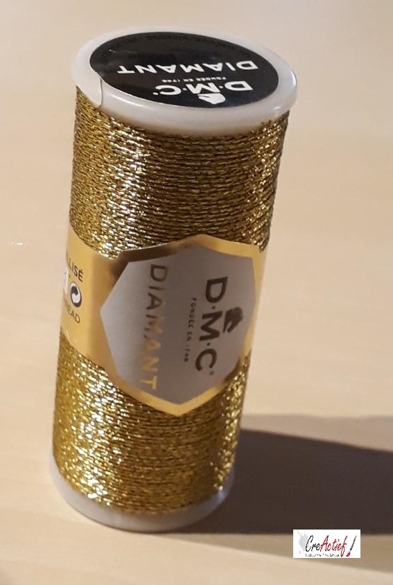 DMC Diamant metallic borduurgaren 380-D3852 Goud