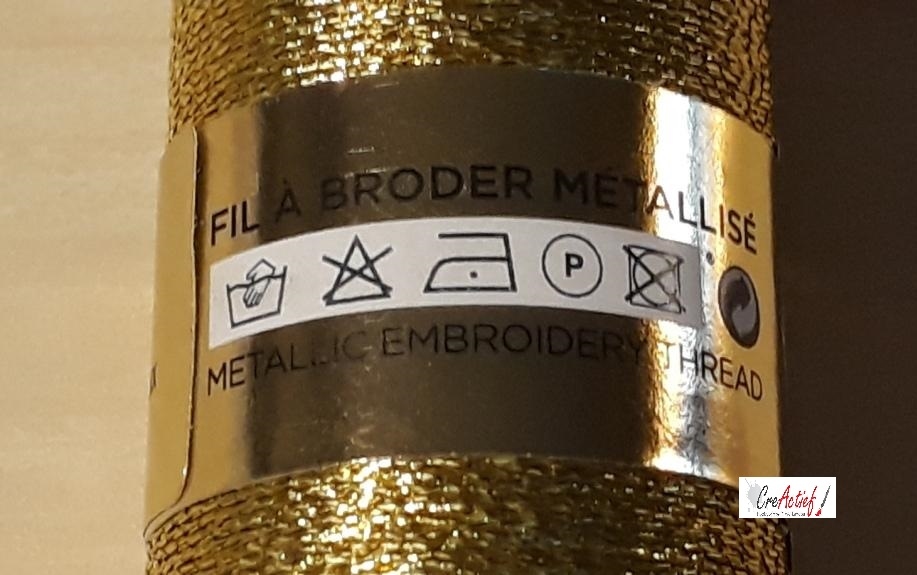 DMC Diamant metallic borduurgaren 380-D3852 Goud