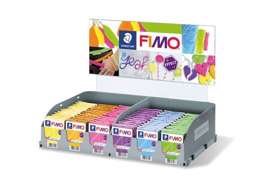 Fimo Soft 8020-301 effect Neon Blauw