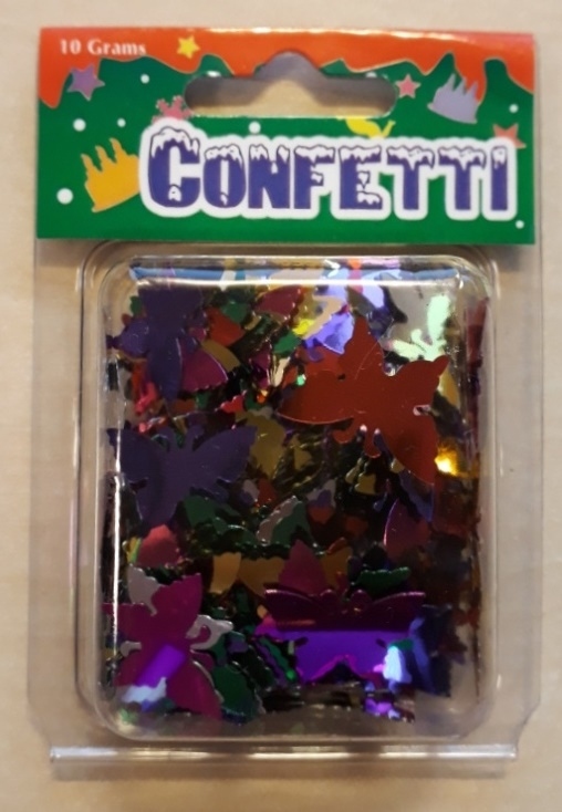 H&C Fun 10723-1011 Confetti Vlindertjes ca. 10mm