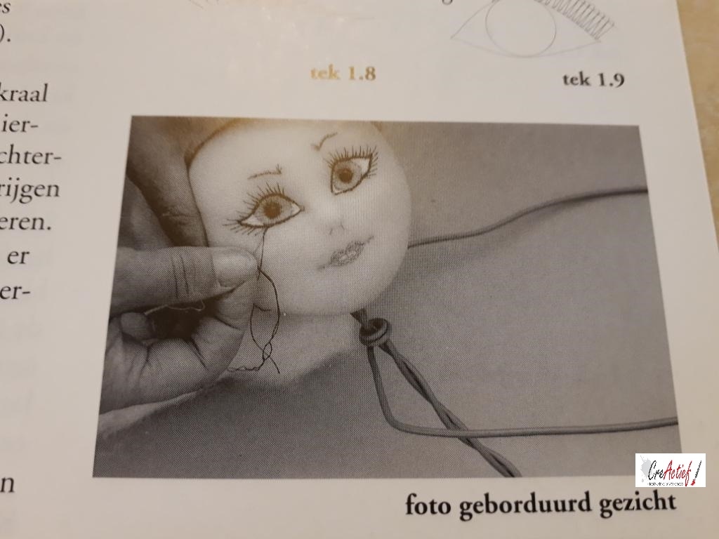 Handgeborduurde poppen, Joke van den Bosch