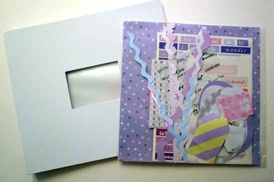 In 2 Scrap, Scrapalbum Wit 30,5x30,5cm met embellisments