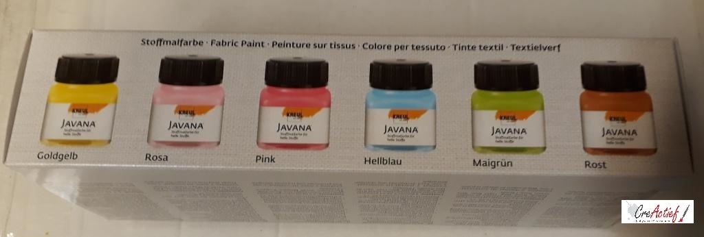 Javana 90599 textielverfset voor lichte stoffen,trend colors
