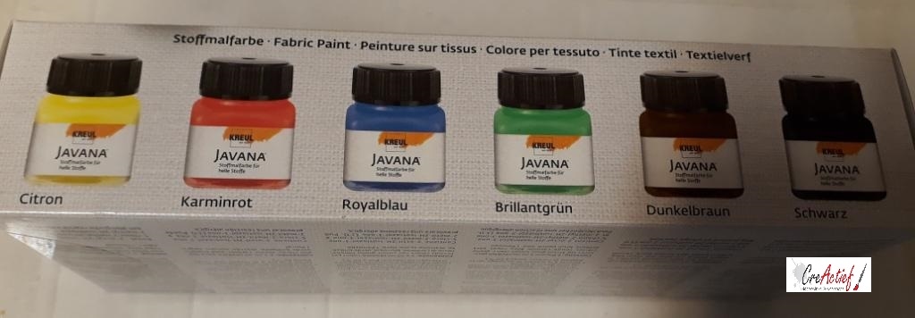 Javana 90600 textielverfset voor lichte stoffen,basic colors
