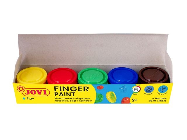 Jovi Q1406113 Fingerpaint/Vingerverf 5 kleuren