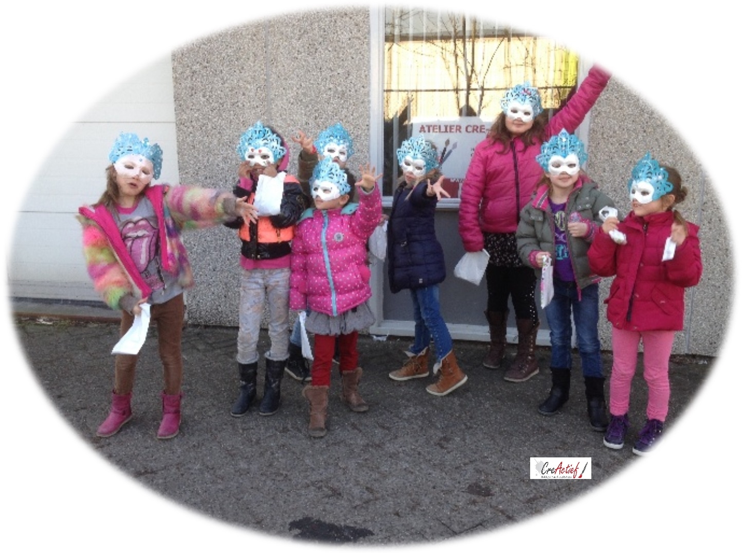 Kinderfeestje Maskers versieren