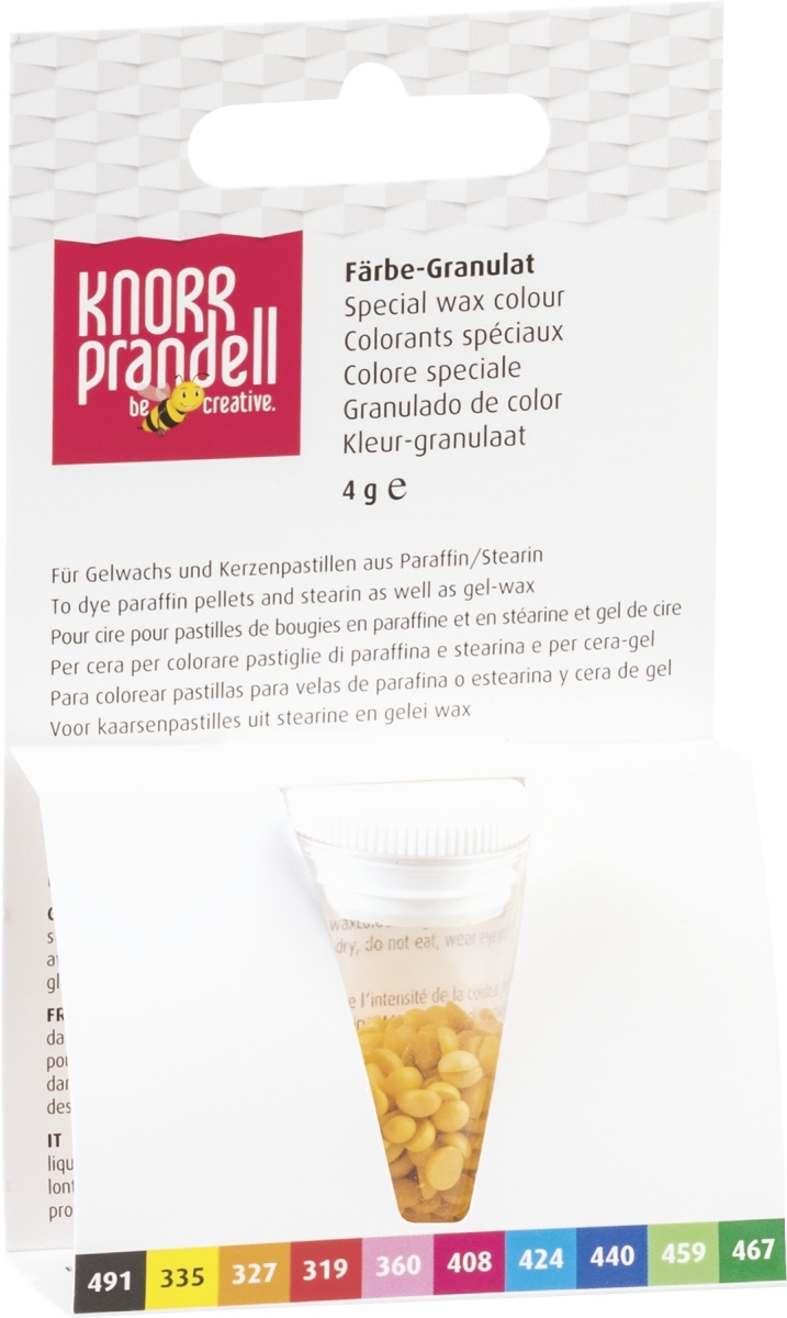 KP21-8304-335 Knorr Prandell kaarsenkleurwas  Geel*