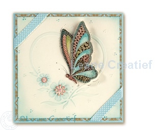 LeCreaDesign 55.2854 Doodle clear stamp Butterfly