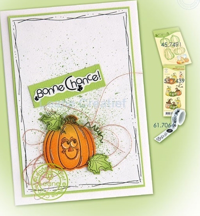 LeCreaDesign 55.7439 Clear Stamp Combi stamp Pumpkins