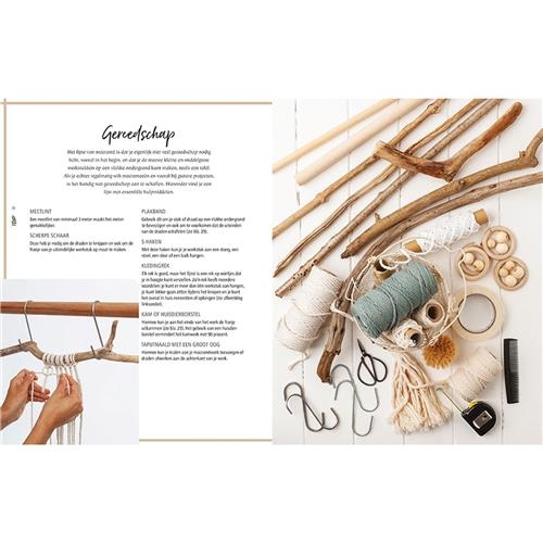 Macrame voor een modern interieur,Isabella Strombio