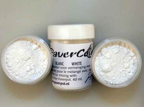 Pavercolor pigmentpoeder CLOR007 Wit