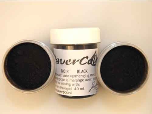 Pavercolor pigmentpoeder CLOR016 Zwart