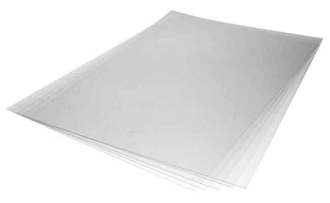 Top-Hobby Mica transparante sheets 180mu/10sheets/A4