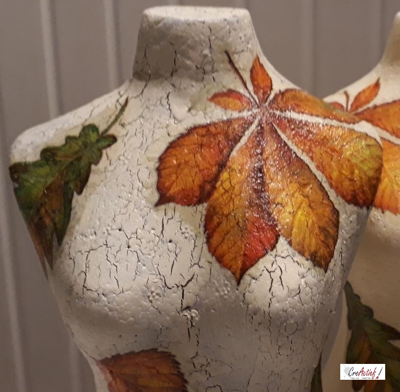 Torso in Decoupage + Craquelé 15 mei 2024