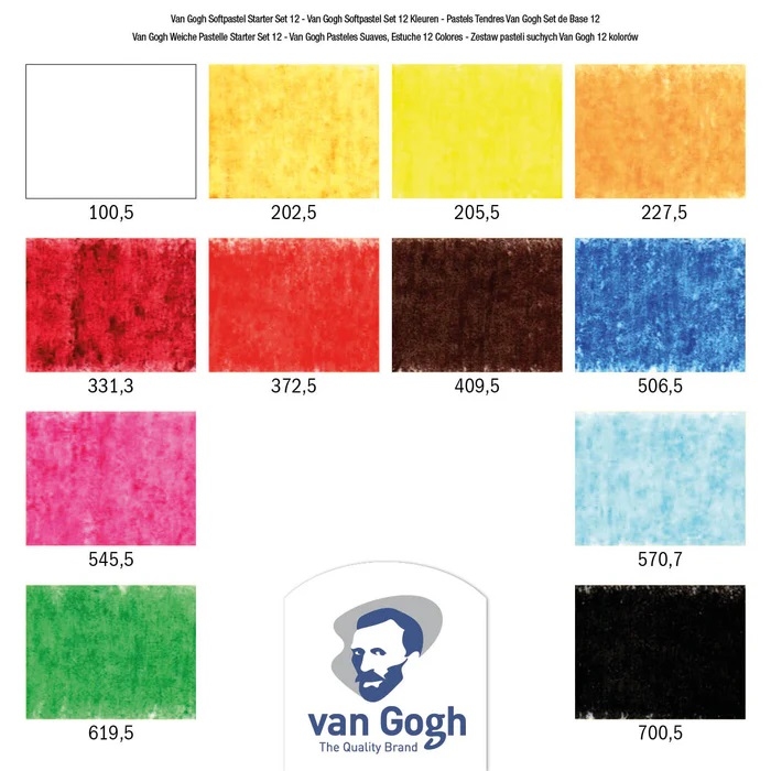 Van Gogh 90820112 Soft Pastelkrijt 12 stuks
