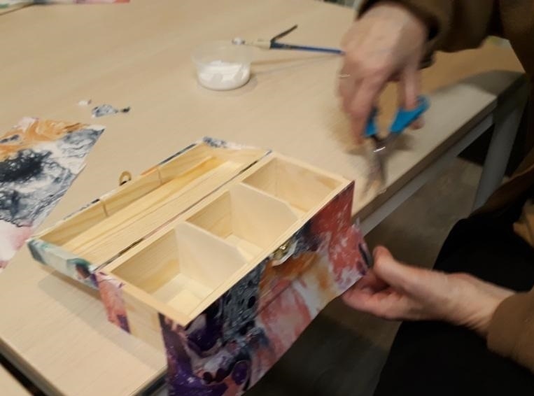 Workshop Decoupage met bedrukt rijstpapier