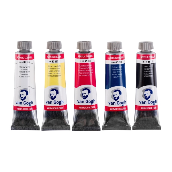 Acrylverf van Gogh en Rembrandt tube 40ml