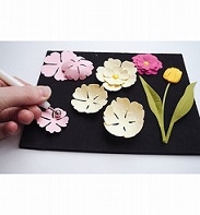 Bloemen maken van Foam, rubberblad
