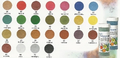 Pigment (voor gips/mozaiek en papierscheppen)