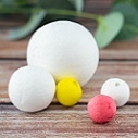 Wattenbollen, figuren van geperst papier