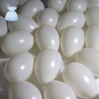 Succesvol zout bungeejumpen Plastic eieren wit en gekleurd